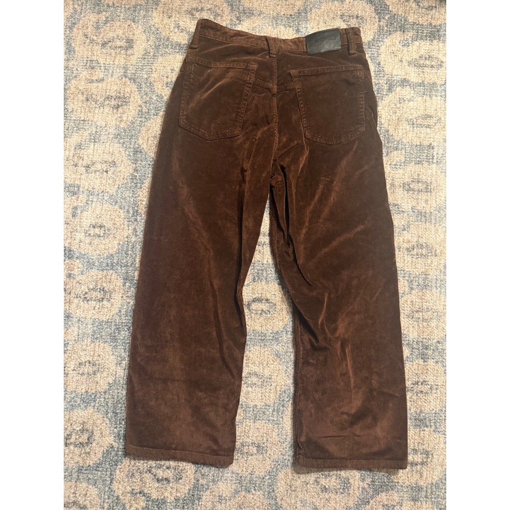 Free People Good Luck Mid-Rise Cord Barrel Jeans Size 26 Excellent Condition - Picture 5 of 6